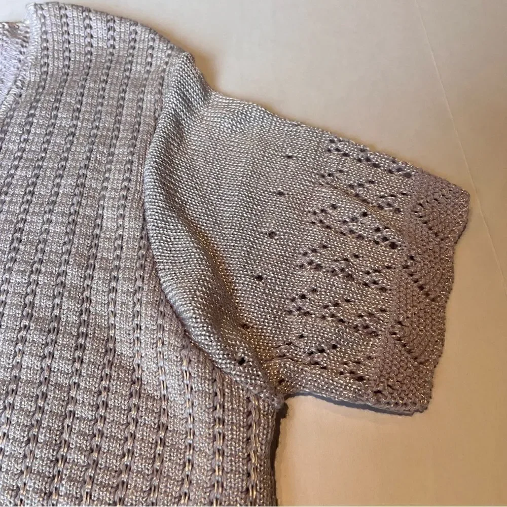 Bentley Women's Sweater 2 fer Light lavender Large